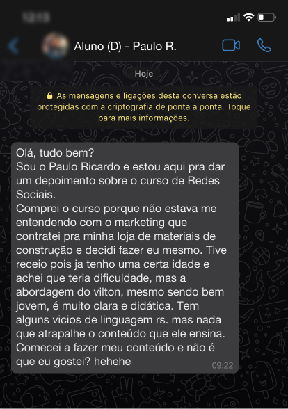 Depoimento Paulo
