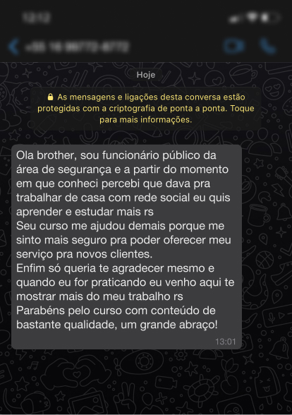 Depoimento Aluno 1